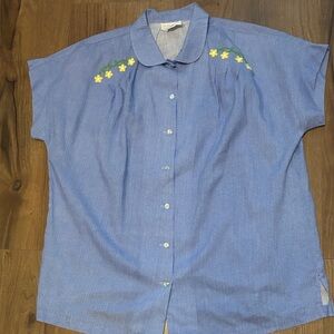 Vintage Gingham Blouse